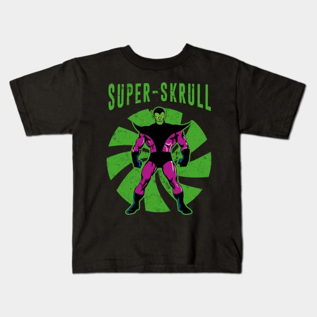 Super-Skrull Kids T-Shirt by OniSide